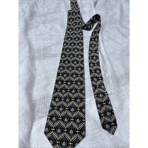 Disney Mickey‎ & Co Tie Racks VTG Made In Italy Blue 100% Silk VTG Vintage